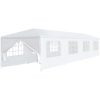 Paviljong vit vidaXL 3 x 12 m – miniatyr 2