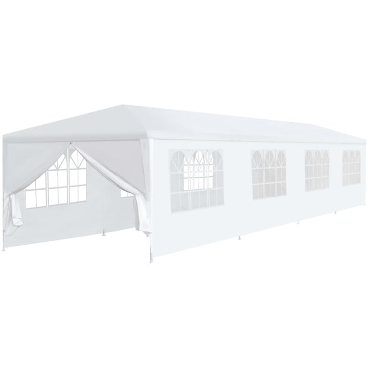 Paviljong vit vidaXL 3 x 12 m – bild 2