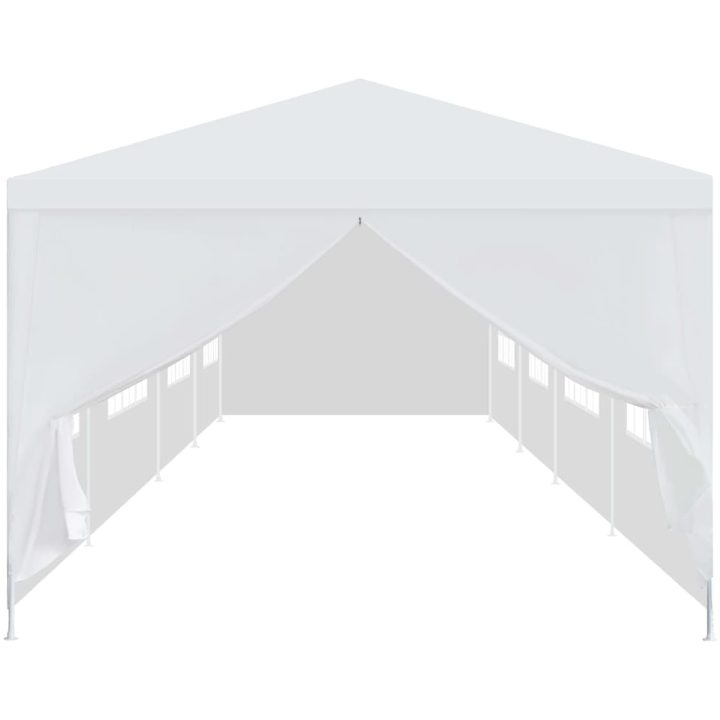 Paviljong vit vidaXL 3 x 12 m – bild 3