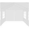 Paviljong vit vidaXL 3 x 12 m – miniatyr 4