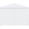 Paviljong vit vidaXL 3 x 12 m – miniatyr 5