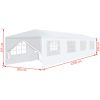 Paviljong vit vidaXL 3 x 12 m – miniatyr 9