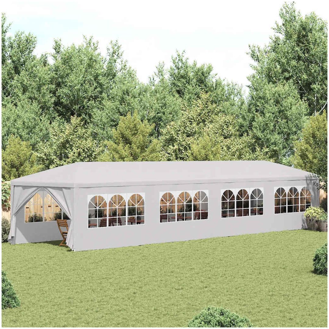 Paviljong vit vidaXL 3 x 12 m