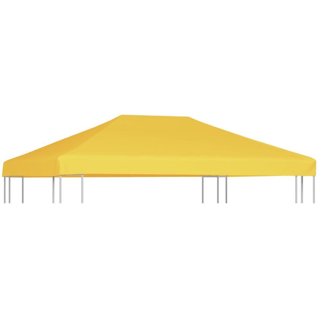 Paviljongtak 270 g/m² gul vidaXL 4 x 3 m – bild 2