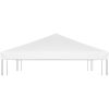 Paviljongtak 270 g/m² vit vidaXL 3 x 3 m – miniatyr 3