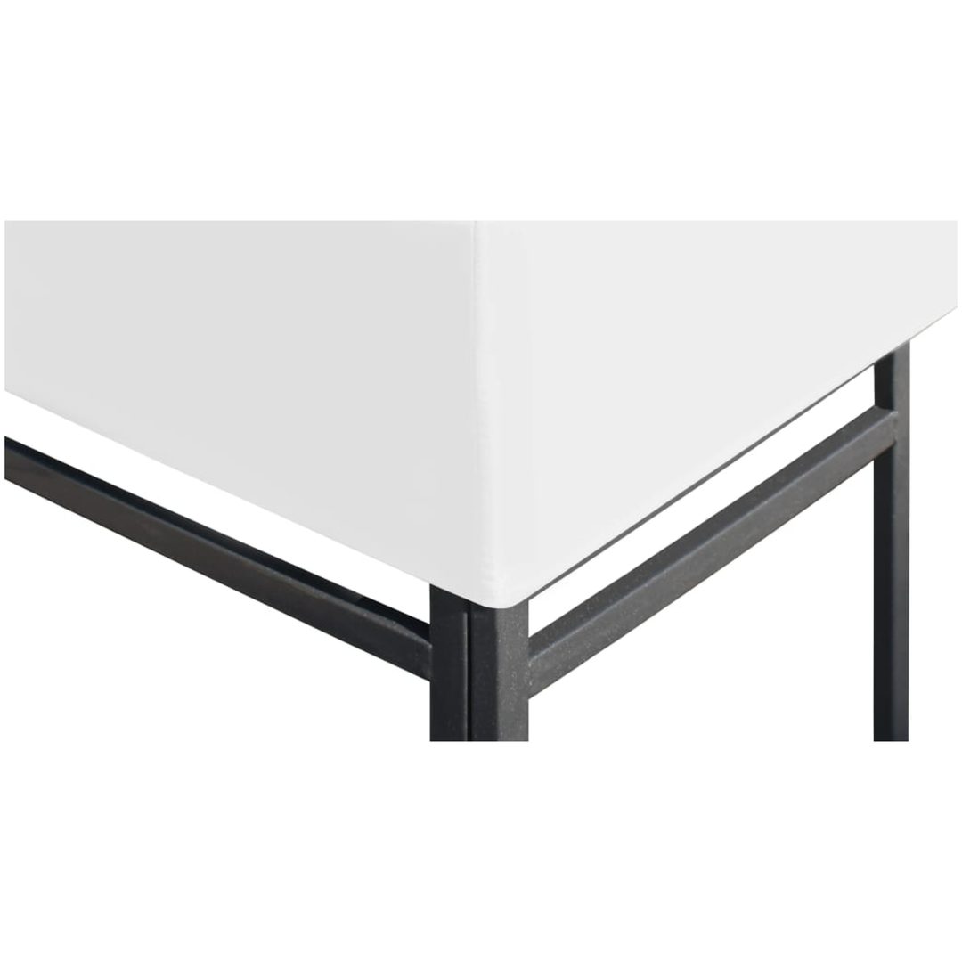 Paviljongtak 270 g/m² vit vidaXL 3 x 3 m – bild 4