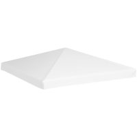 Paviljongtak 270 g/m² vit vidaXL
