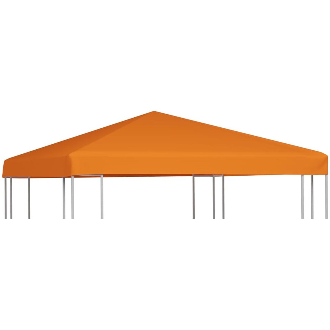 Paviljongtak 310 g/m² 3x3 m orange vidaXL