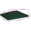 Paviljongtak 310 g/m² 4x3 m grön vidaXL 4 x 3 m – miniatyr 6
