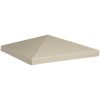 Paviljongtak 310 g/m² beige vidaXL 3 x 3 m – miniatyr 2