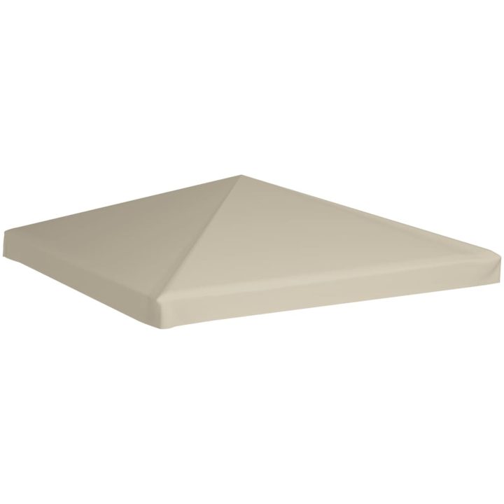 Paviljongtak 310 g/m² beige vidaXL 3 x 3 m – bild 2