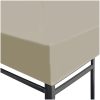 Paviljongtak 310 g/m² beige vidaXL 3 x 3 m – miniatyr 3