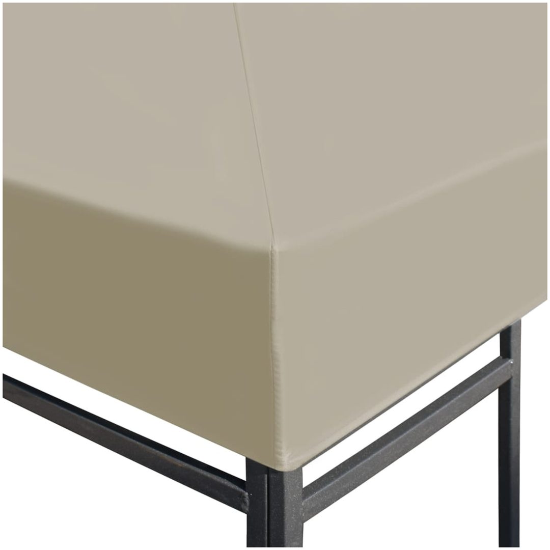 Paviljongtak 310 g/m² beige vidaXL 3 x 3 m – bild 3