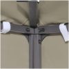 Paviljongtak 310 g/m² beige vidaXL 3 x 3 m – miniatyr 4