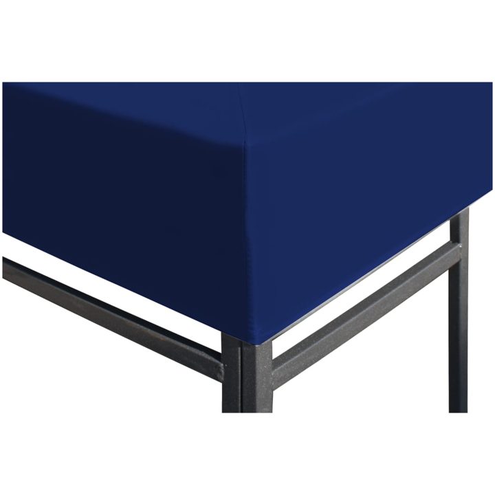 Paviljongtak 310 g/m² blå vidaXL 3 x 3 m – bild 3