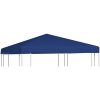 Paviljongtak 310 g/m² blå vidaXL 3 x 3 m – miniatyr 1