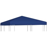 Paviljongtak 310 g/m² blå vidaXL