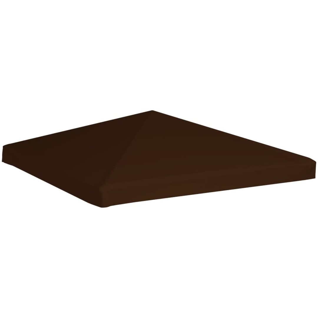 Paviljongtak 310 g/m² brun vidaXL 3 x 3 m – bild 2