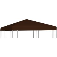 Paviljongtak 310 g/m² brun vidaXL