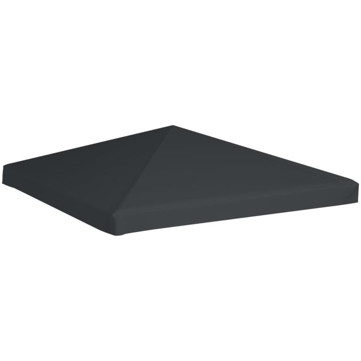 Paviljongtak 310 g/m² grå vidaXL 3 x 3 m – bild 2