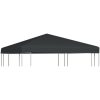 Paviljongtak 310 g/m² grå vidaXL 3 x 3 m – miniatyr 1