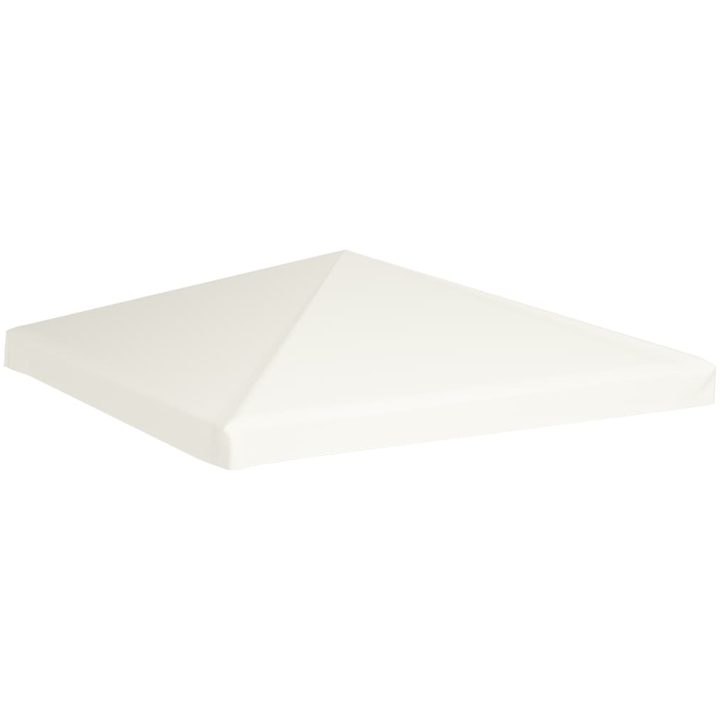 Paviljongtak 310 g/m² gräddvit vidaXL 3 x 3 m – bild 2