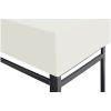 Paviljongtak 310 g/m² gräddvit vidaXL 3 x 3 m – miniatyr 3