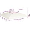 Paviljongtak 310 g/m² gräddvit vidaXL 3 x 3 m – miniatyr 6