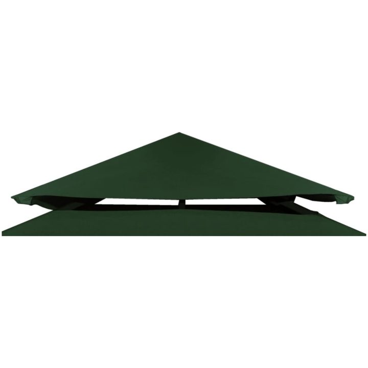 Paviljongtak 310 g/m² grön vidaXL 3 x 3 m – bild 3