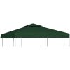 Paviljongtak 310 g/m² grön vidaXL 3 x 3 m – miniatyr 1