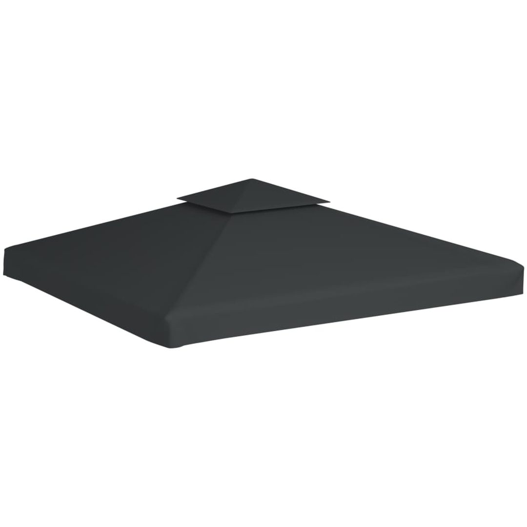 Paviljongtak 310 g/m² mörkgrå vidaXL 3 x 3 m – bild 2