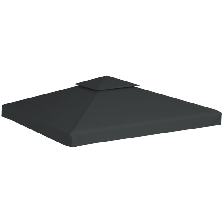 Paviljongtak 310 g/m² mörkgrå vidaXL 3 x 3 m – bild 2