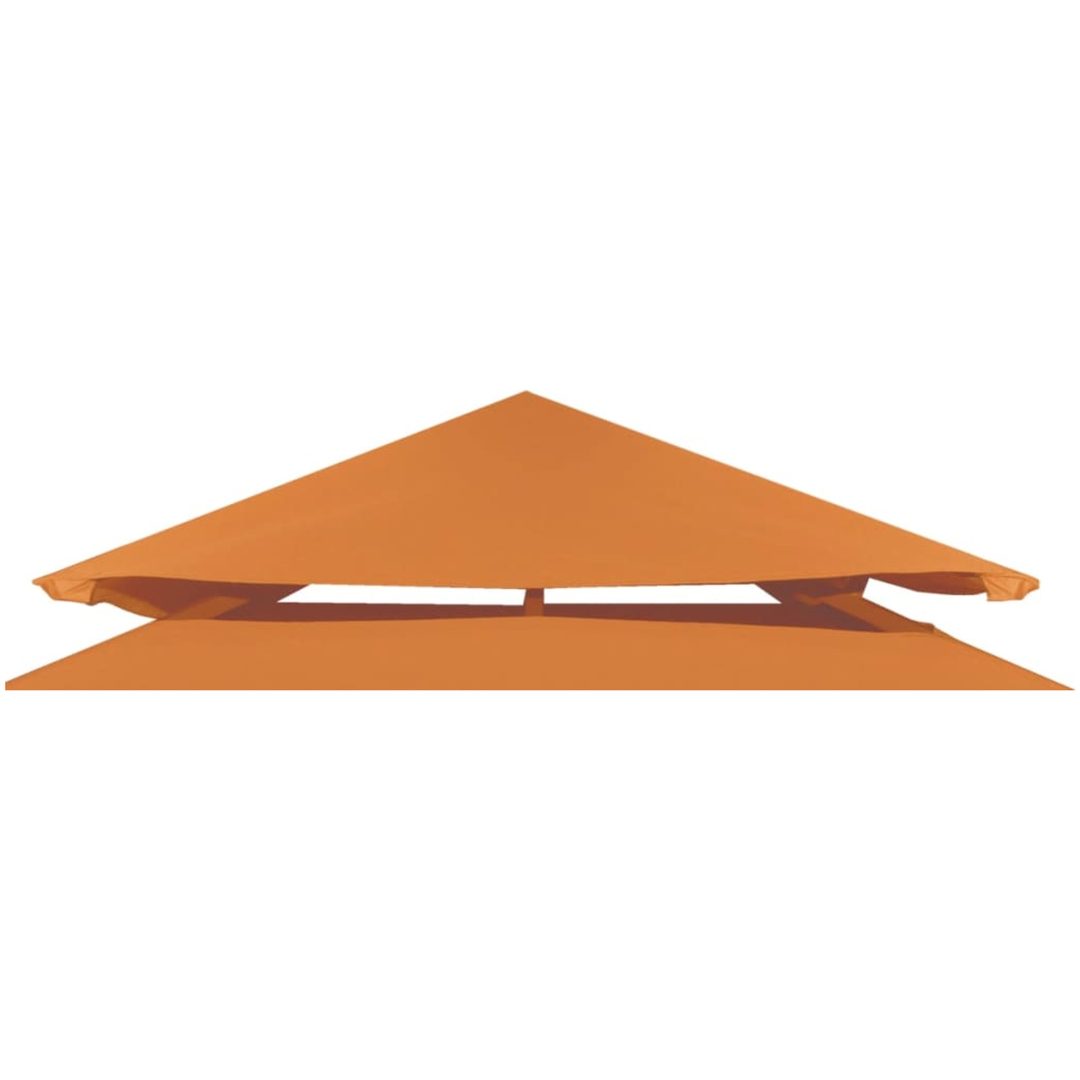 Paviljongtak 310 g/m² orange vidaXL 3 x 3 m – bild 3