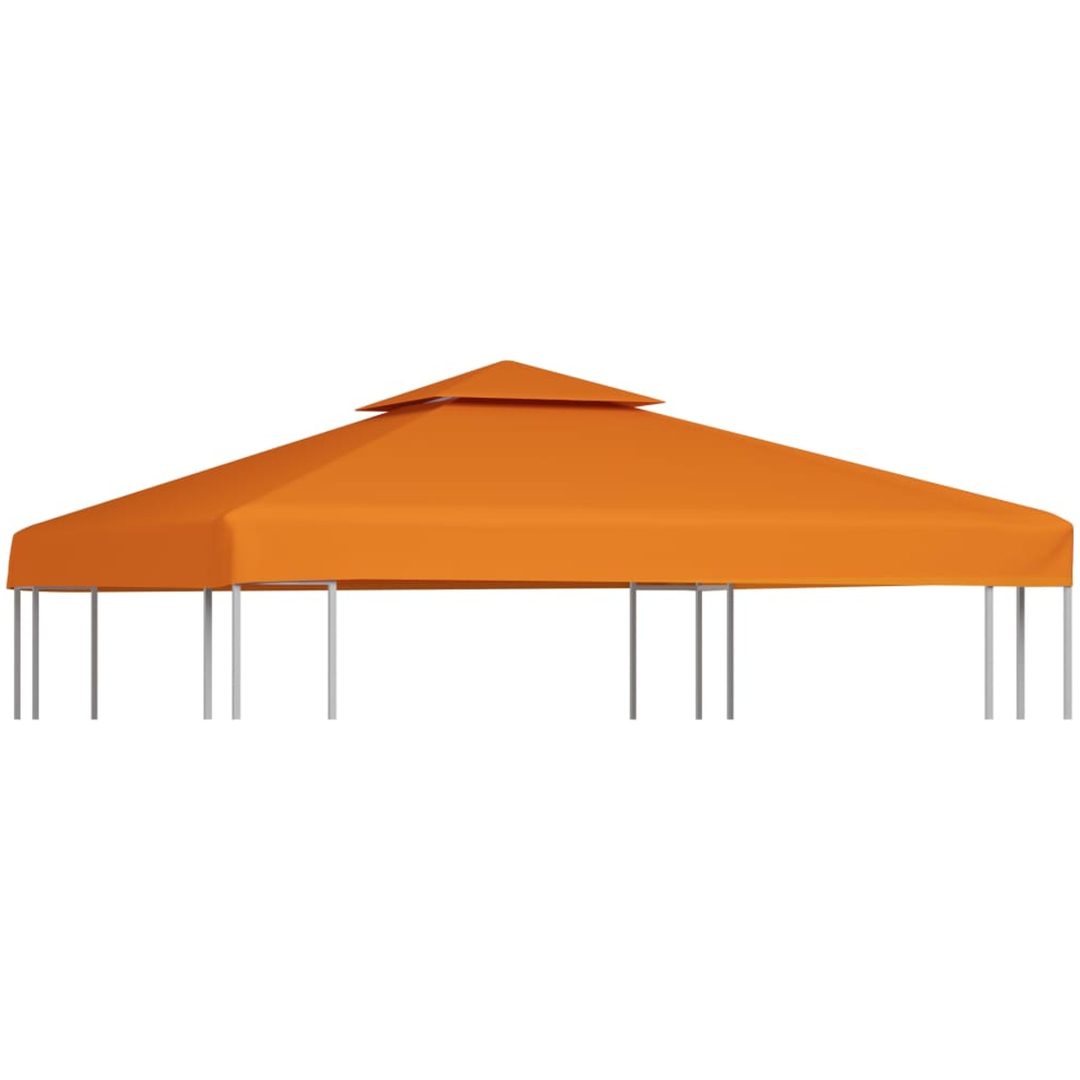 Paviljongtak 310 g/m² orange vidaXL 3 x 3 m