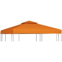 Paviljongtak 310 g/m² orange vidaXL