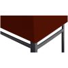 Paviljongtak 310 g/m² terrakotta vidaXL 3 x 3 m – miniatyr 3