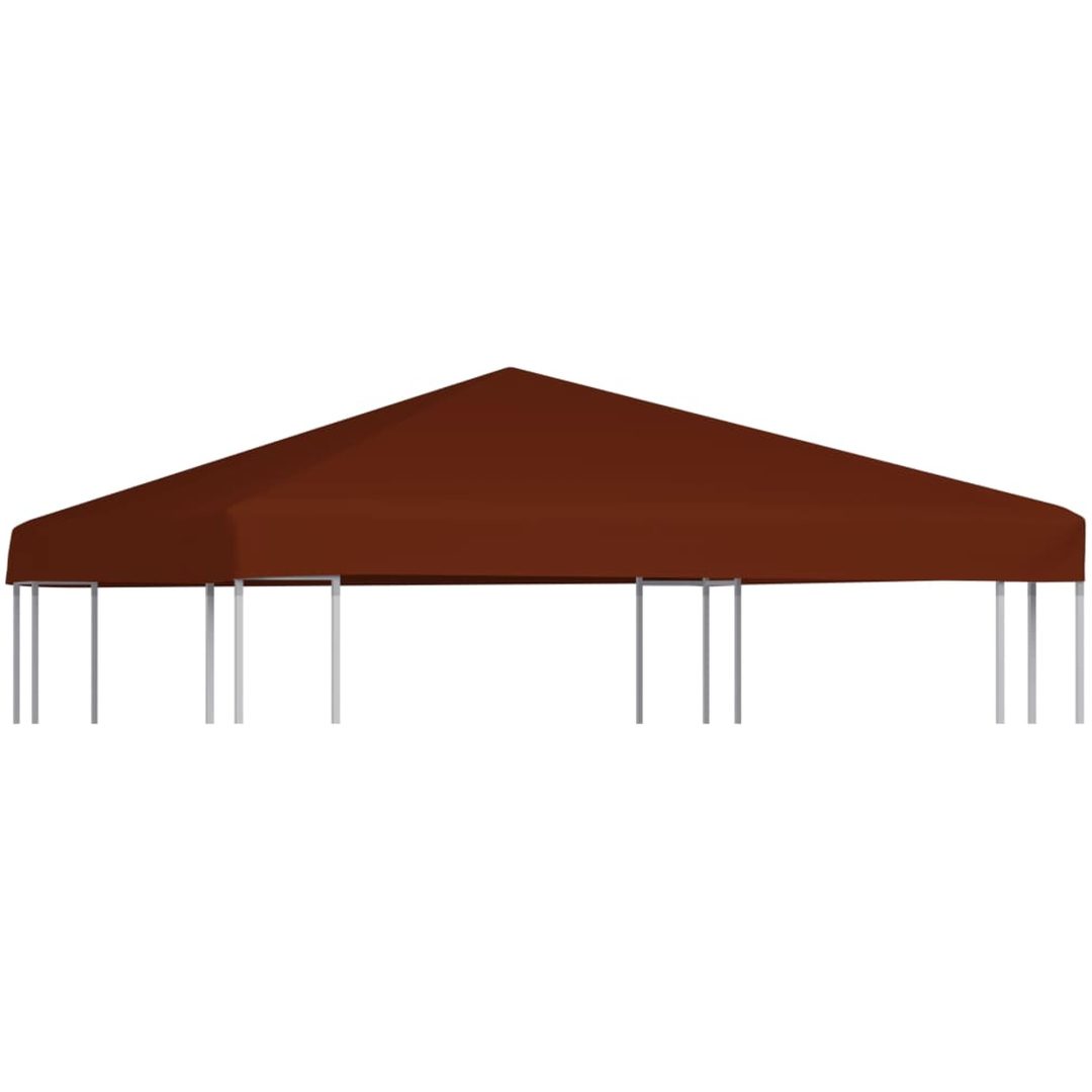 Paviljongtak 310 g/m² terrakotta vidaXL 3 x 3 m