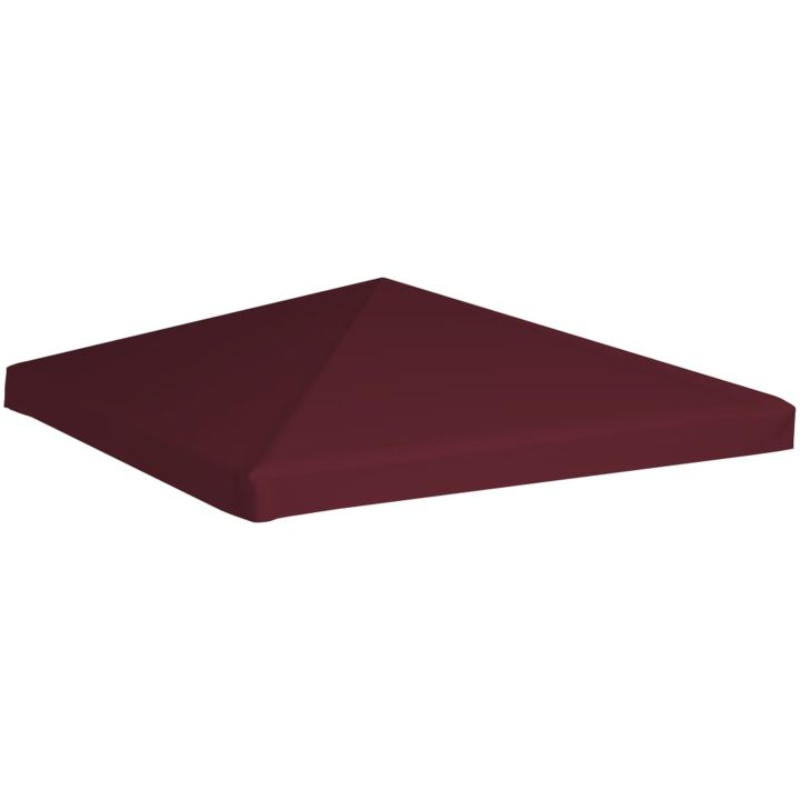 Paviljongtak 310 g/m² vinröd vidaXL 3 x 3 m – bild 2