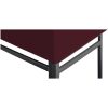 Paviljongtak 310 g/m² vinröd vidaXL 3 x 3 m – miniatyr 3