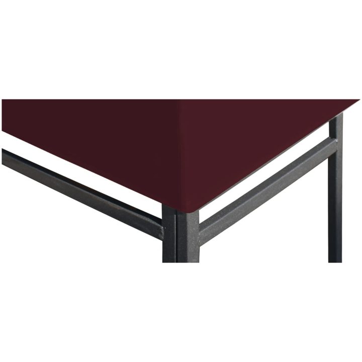 Paviljongtak 310 g/m² vinröd vidaXL 3 x 3 m – bild 3