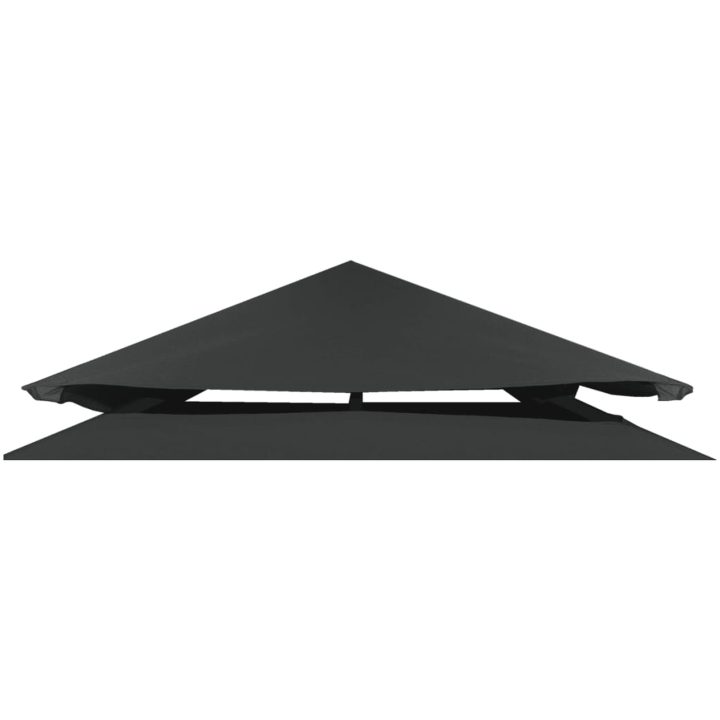 Paviljongtak med ventilering 310 g/m² antracit vidaXL 4 x 3 m – bild 3