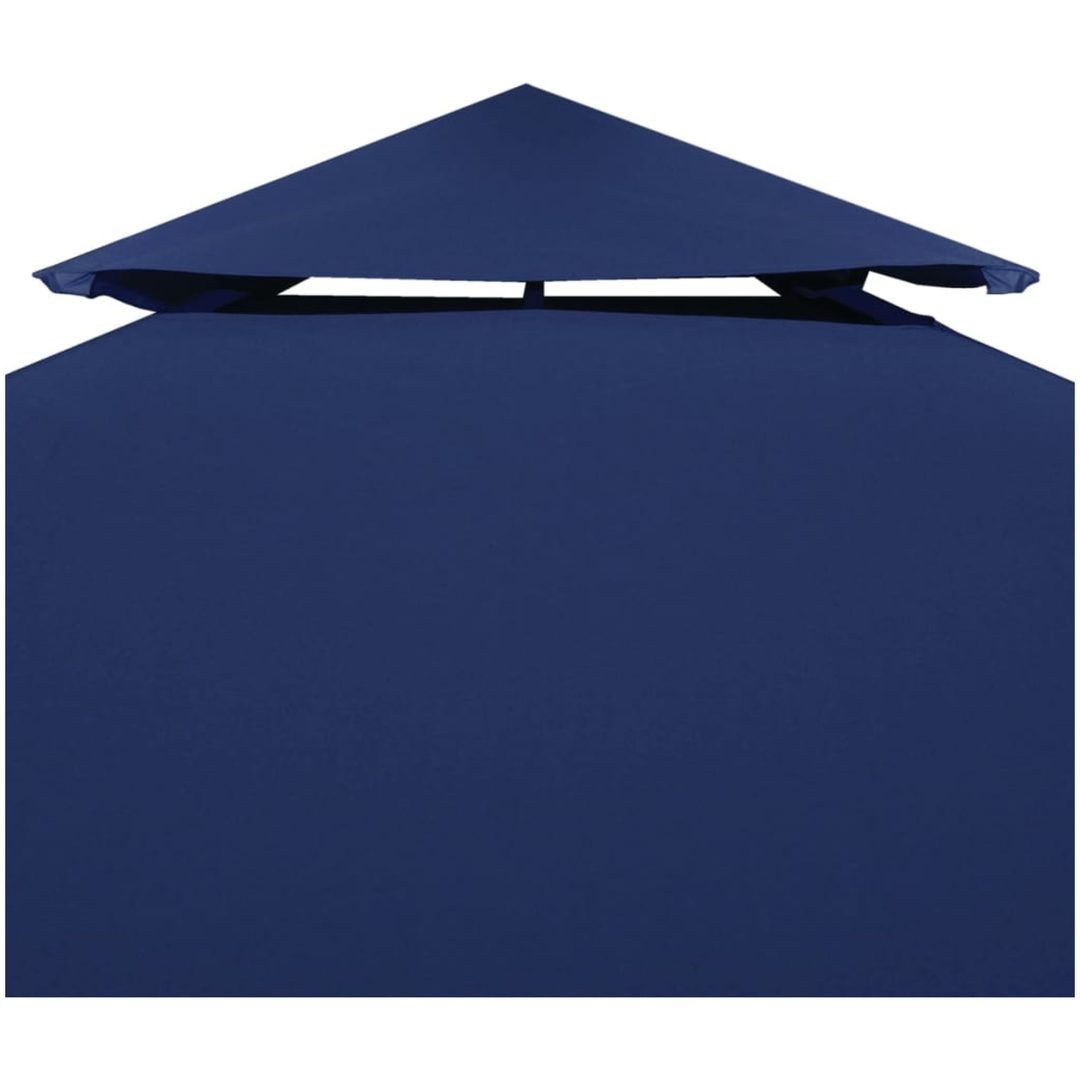 Paviljongtak med ventilering 310 g/m² blå vidaXL 4 x 3 m – bild 3
