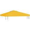 Paviljongtak med ventilering 310 g/m² gul vidaXL 3 x 3 m – miniatyr 2
