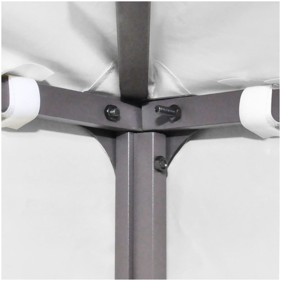 Paviljongtak med ventilering 310 g/m² vit vidaXL 3 x 3 m – bild 5
