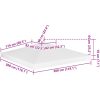 Paviljongtak med ventilering 310 g/m² vit vidaXL 3 x 3 m – miniatyr 7