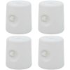 Paviljongvikter 4 st PE vit vidaXL – miniatyr 3