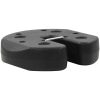 Paviljongvikter 4 st svart 220x50 mm betong vidaXL – miniatyr 3