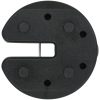 Paviljongvikter 4 st svart 220x50 mm betong vidaXL – miniatyr 4