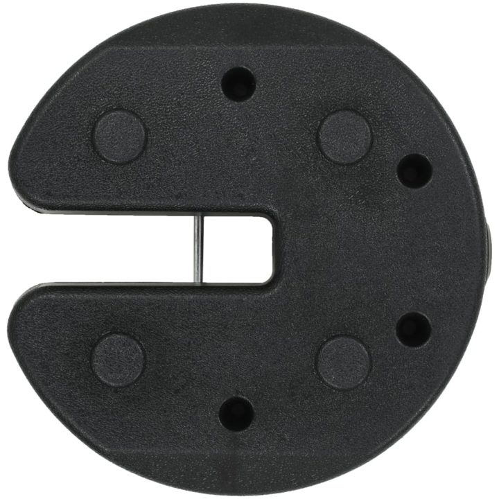 Paviljongvikter 4 st svart 220x50 mm betong vidaXL – bild 4