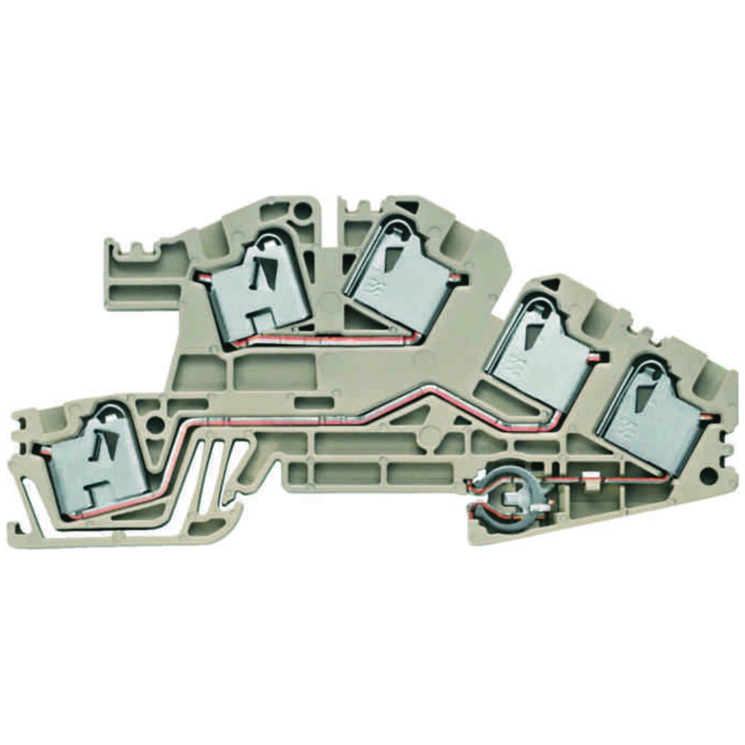 PDL 4 S/N/L/PE Installationsplint Weidmüller